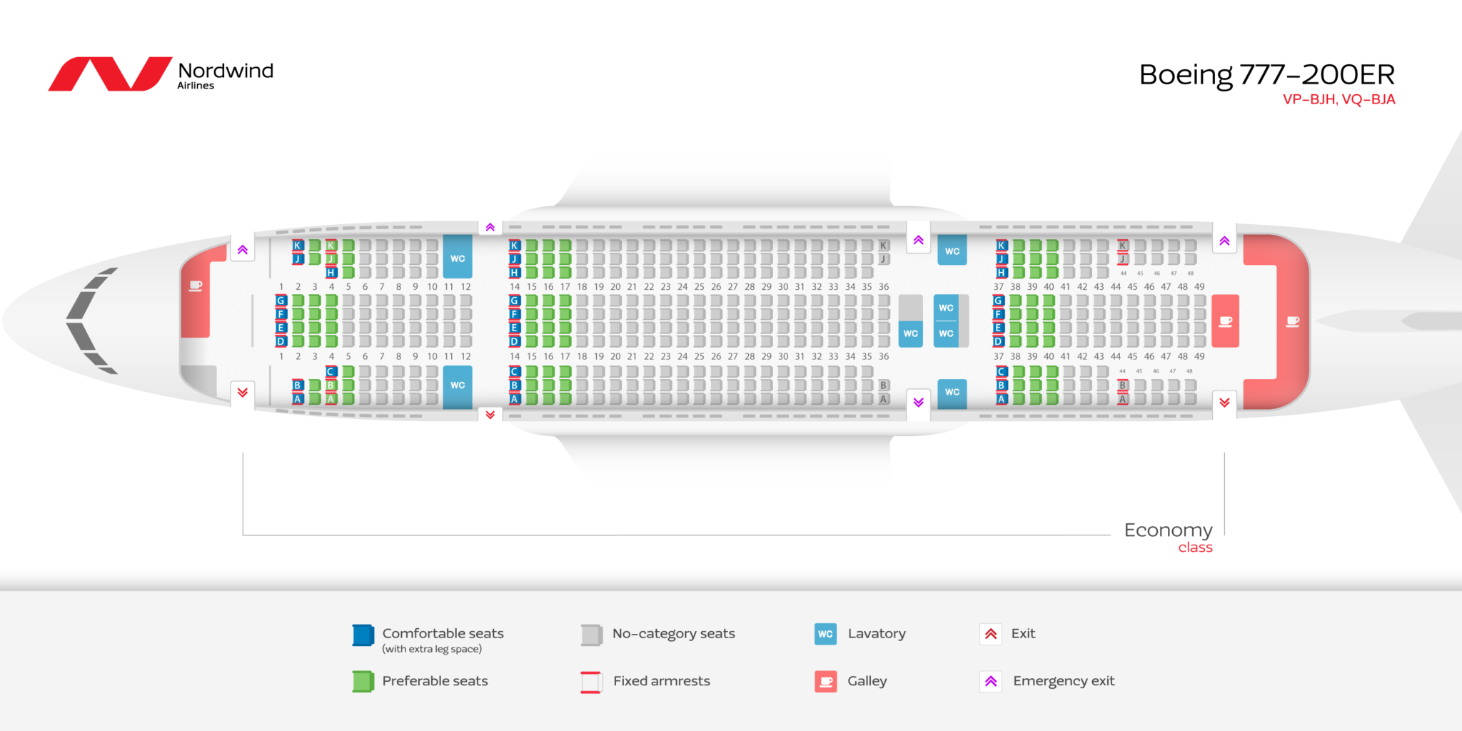 Боинг 77 200 схема салона норд винд